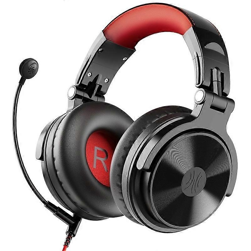 OneOdio Game Headset With Bluetooth (Black & Red) With Bluetooth (Black & Red)