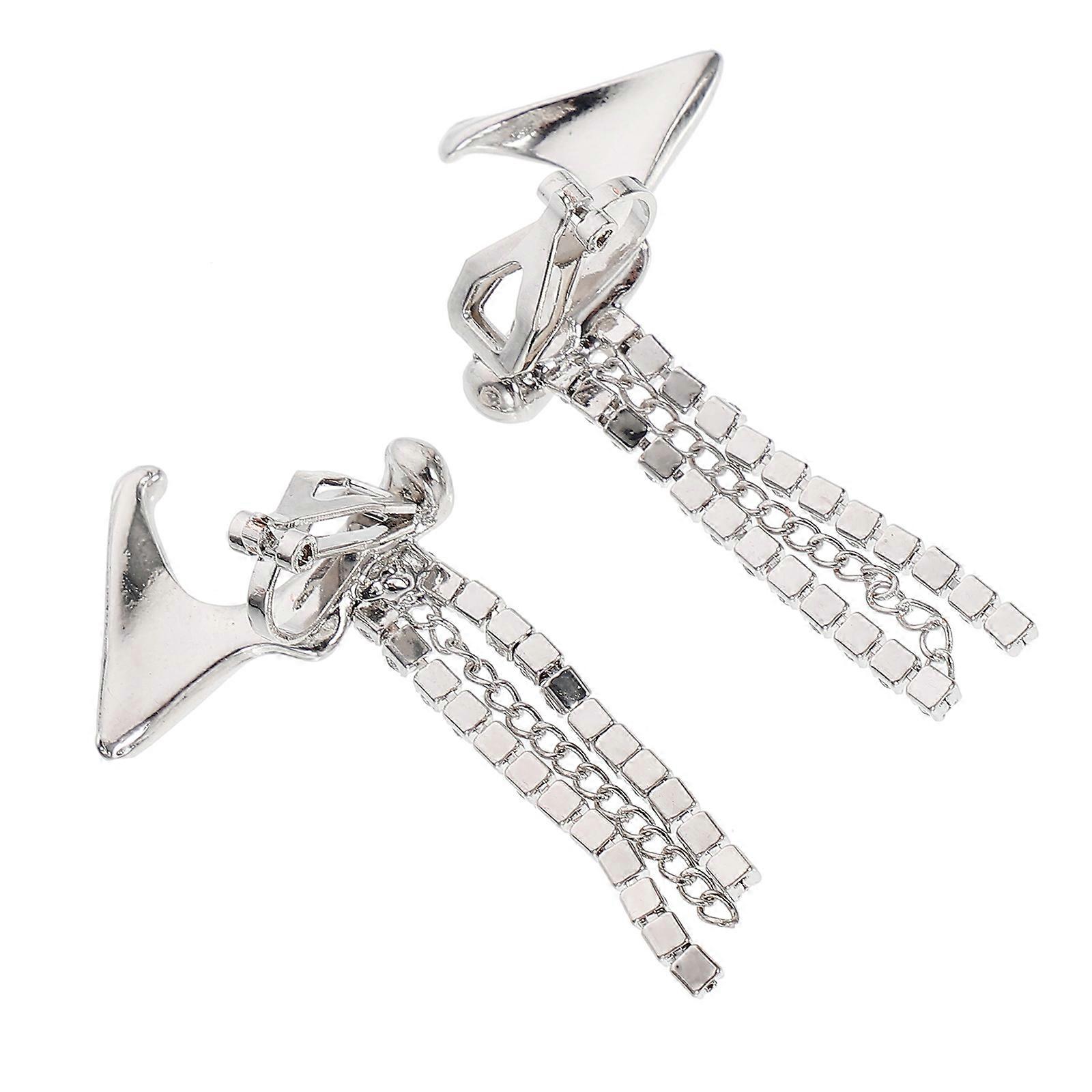 Ear Clips Elegant Ear Bone Clips for Women Daily Use Metal Assorted Color Comfortable to Wear 1 Pair