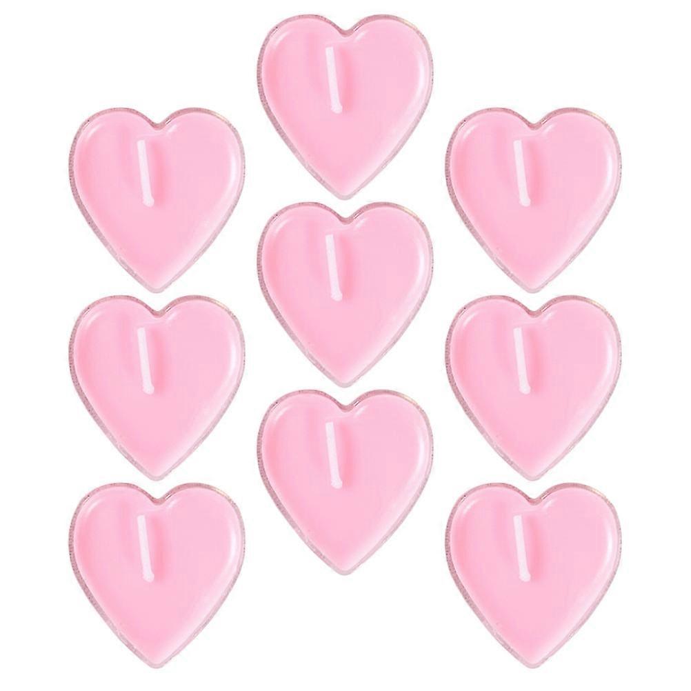 Romantic Heart Shaped Tealight Candles for Decor 36Pcs