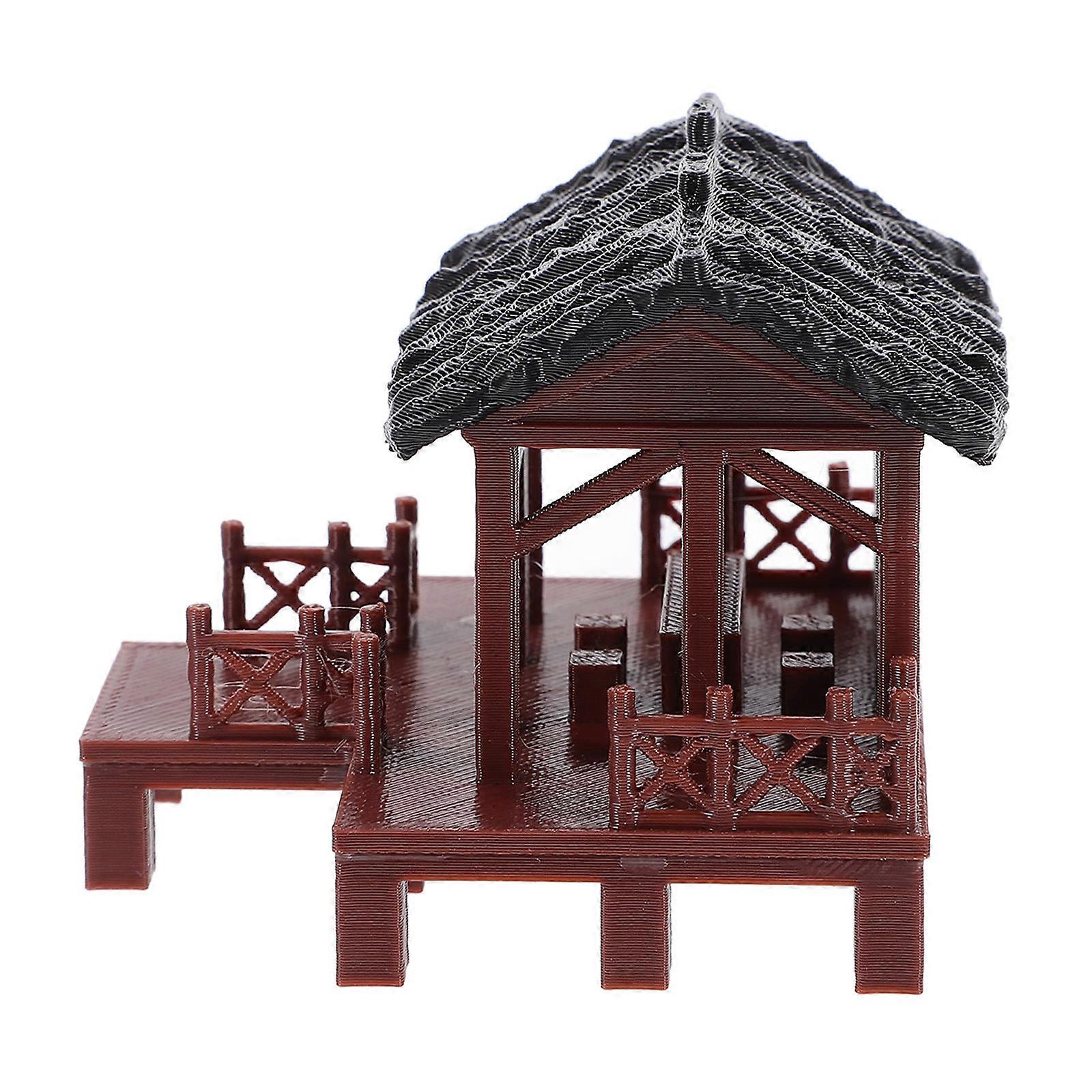 Ancient Architectural Model Bonsai Fish Tank Decoration Suitable For Aquarium Lovers With Unique Visual Appeal In Multi Color 1Pack