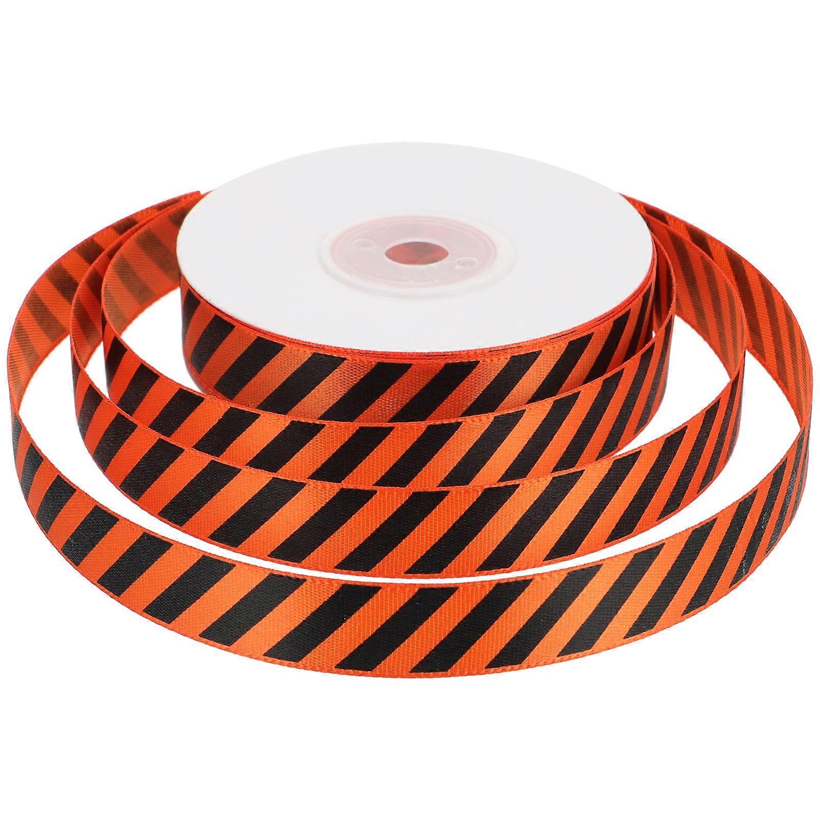 Polyester Halloween Ribbon for Holiday Decorating 5Pcs Creative Ribbon