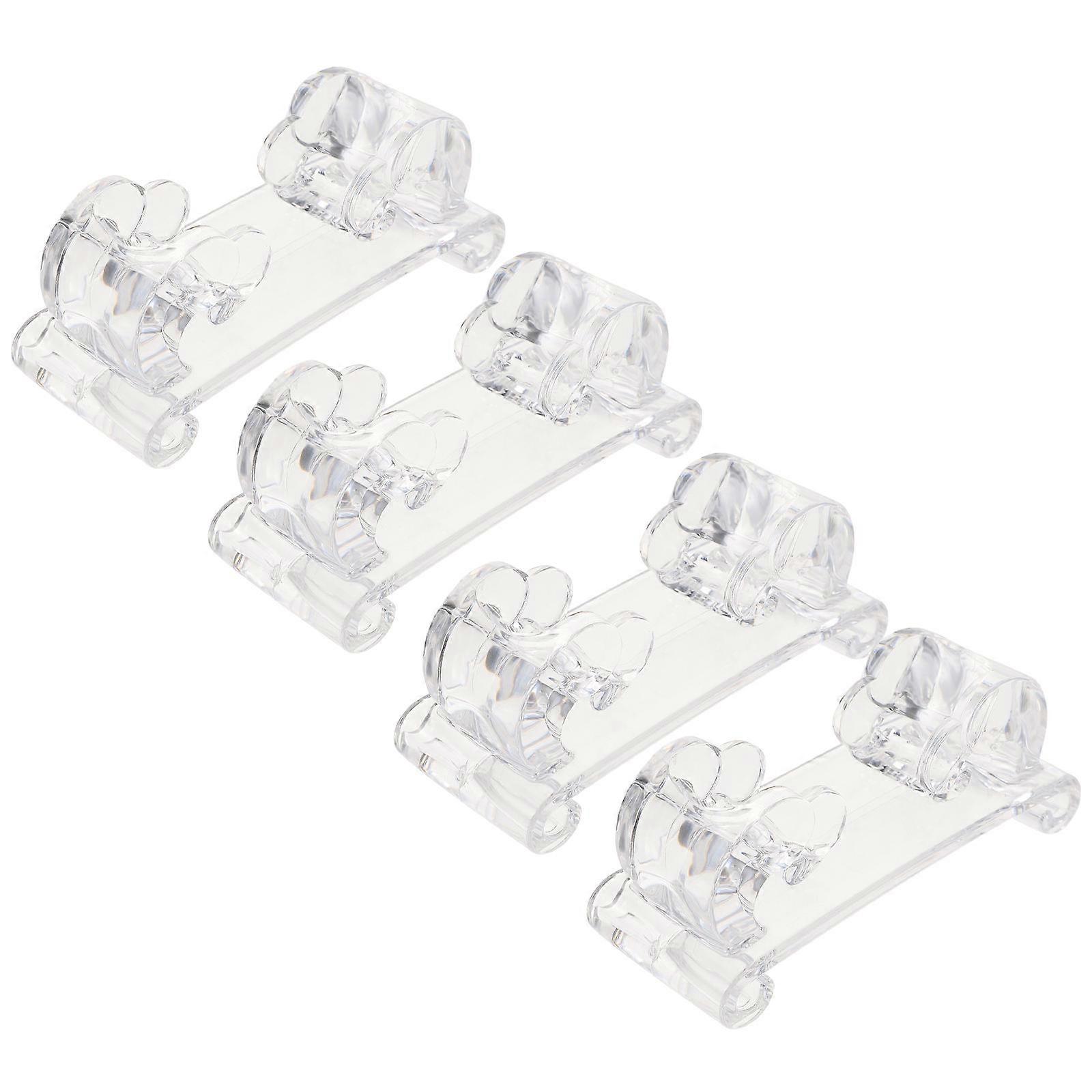 Transparent Acrylic Bracelet Display Stand for Display 4Pcs Set