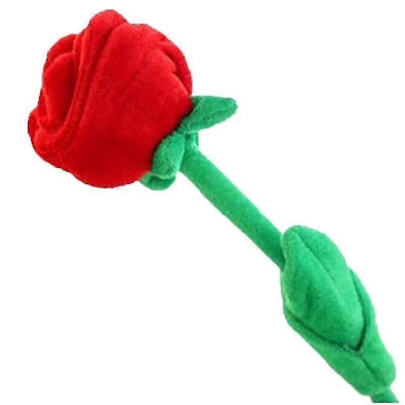 Simulation Plush Rose Assorted Colors Rose Long Flexible Stem For Decoration