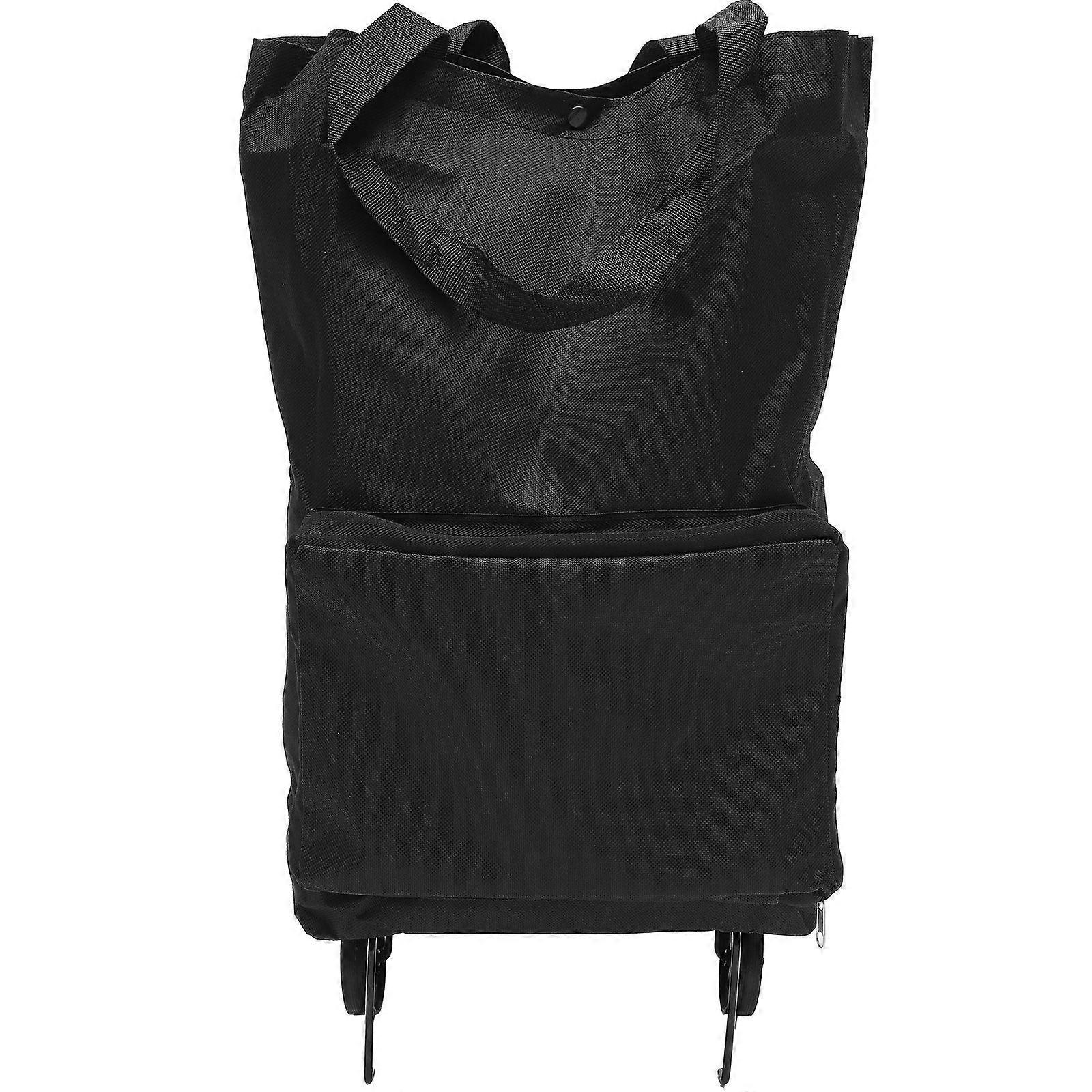 Sammenleggbare trilleposer Sammenleggbar handlepose med hjul Sammenleggbar handlekurv