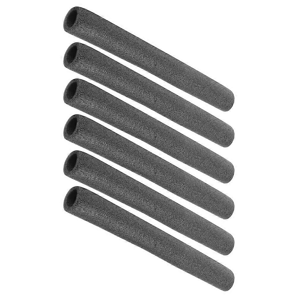 6Pcs Black Trampoline Pole Padding Foam Sleeves For Collision Protection Designed For Outdoor Recreation