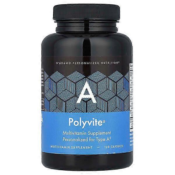 D'adamo, PolyviteÃÂÃÂÃÂÃÂÃÂÃÂÃÂÃÂ® A, Multivitamin Supplement, 120 Capsules