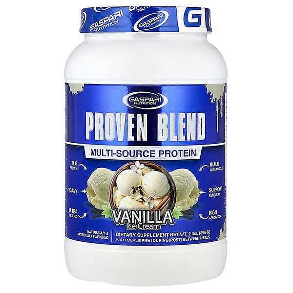 Gaspari Nutrition, Proven Blend Multi-Source Protein, Vanilla Ice Cream, 2 lbs (896 g)