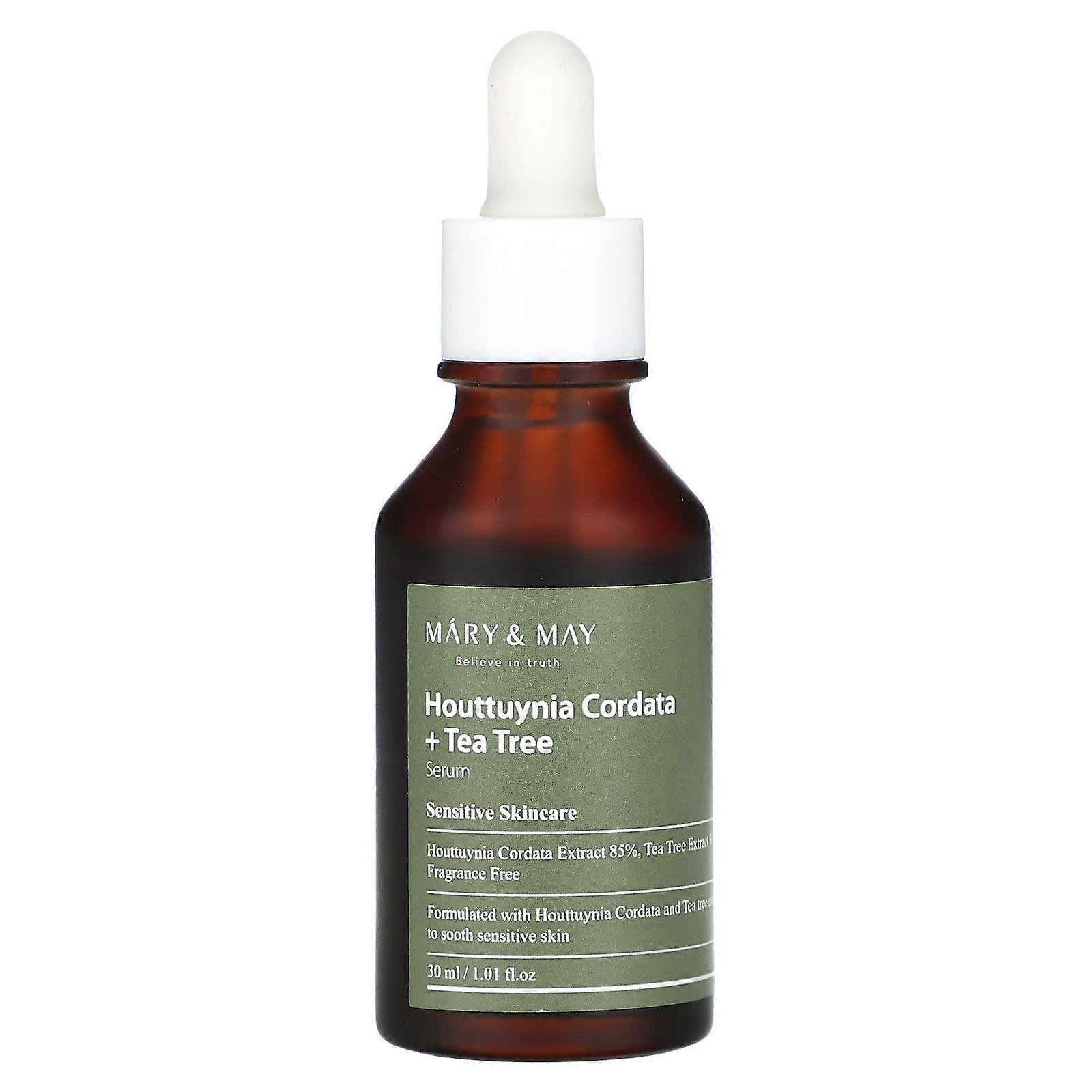 Houttuynia Cordata + Tea Tree Serum, 1.01 fl oz (30 ml)