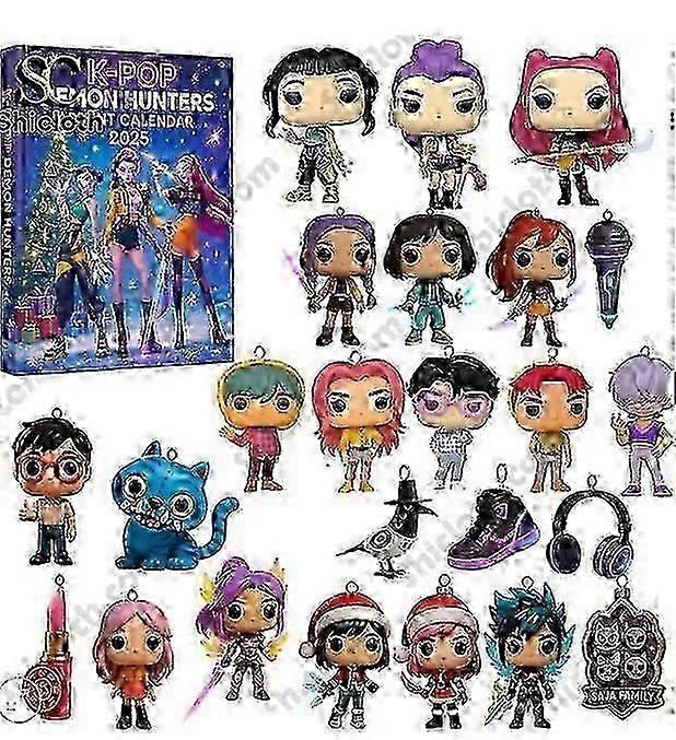 Korean Wave Devil Hunter Advent Festival Blind Box Χριστουγεννιάτικο δέντρο διακόσμηση ακρυλικό μενταγιόν