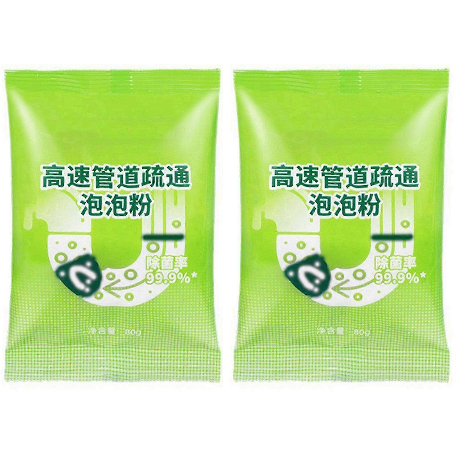 1-3x 80g Multi-Purpose Pipeline Dredging Powder, Powerful Sink And Drain Cleaner Powder, Drain Clog Remover