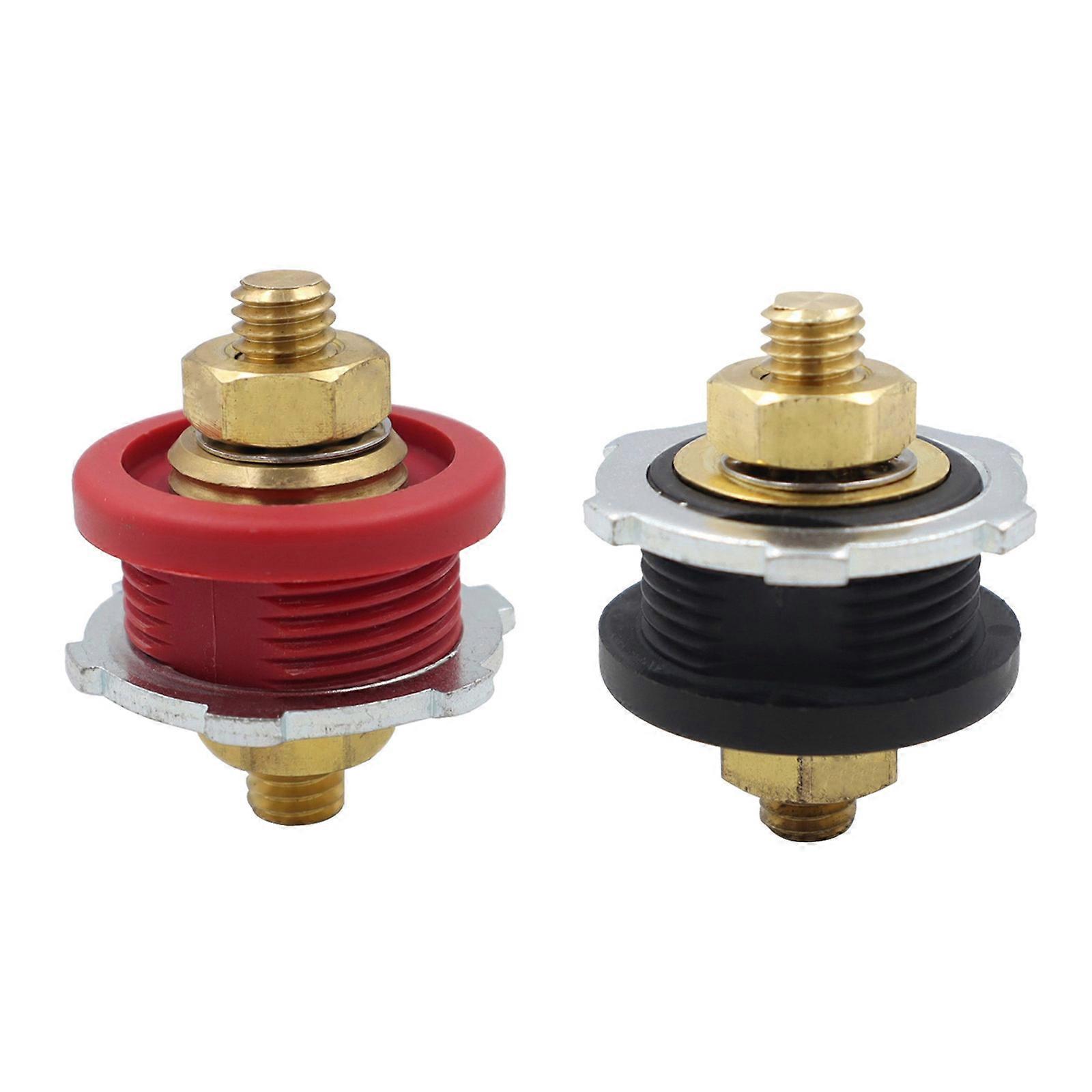 Corrosion Resistant Weatherproof Heavy Duty Battery Terminal Link Connectors With Rubber Housing For Various Car Models Multicolor