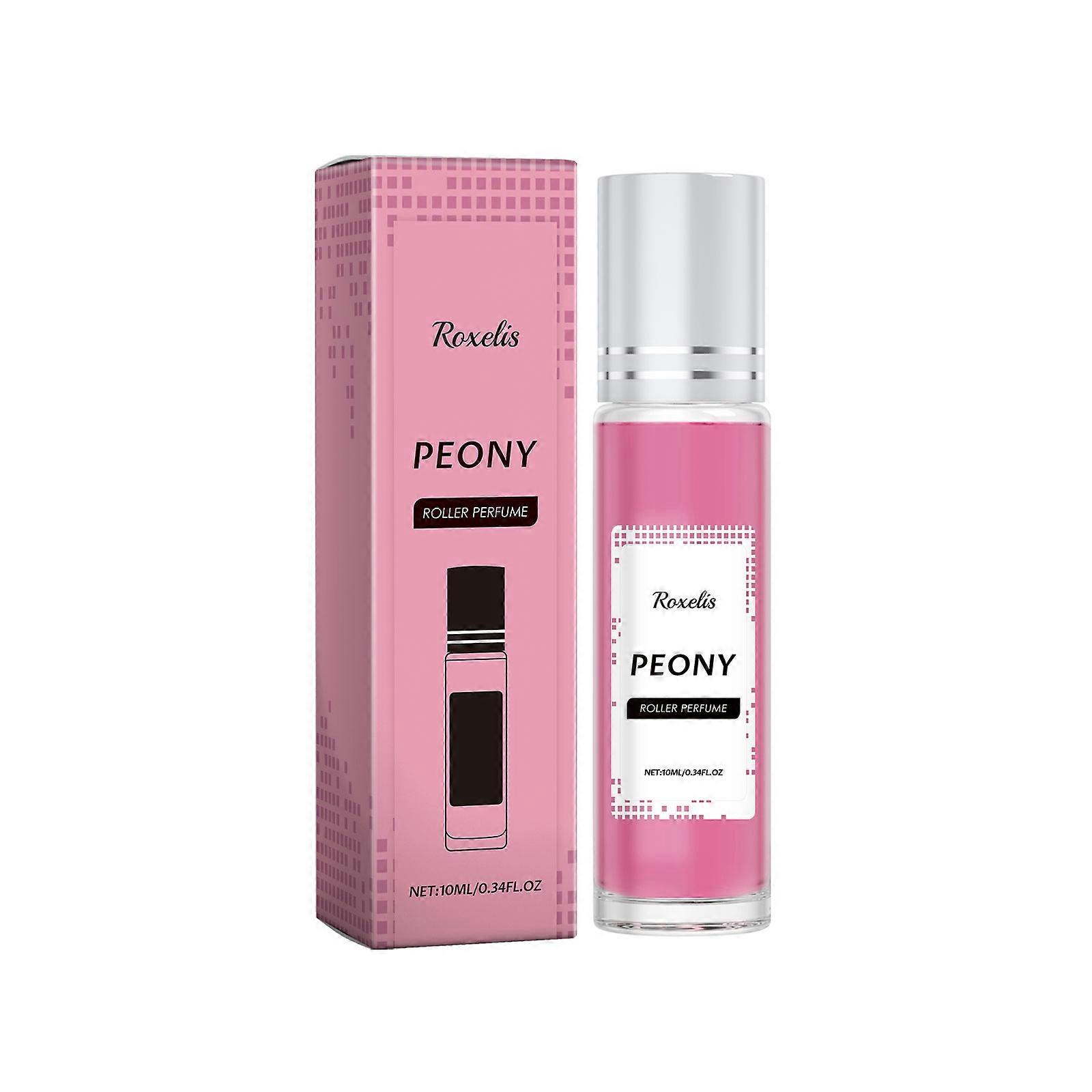 Roxelis Women's Roll-On Perfume Features A Long-Lasting Peony Fragrance That Exudes Charm And Elegance, Enhancing One's Refined Demeanor