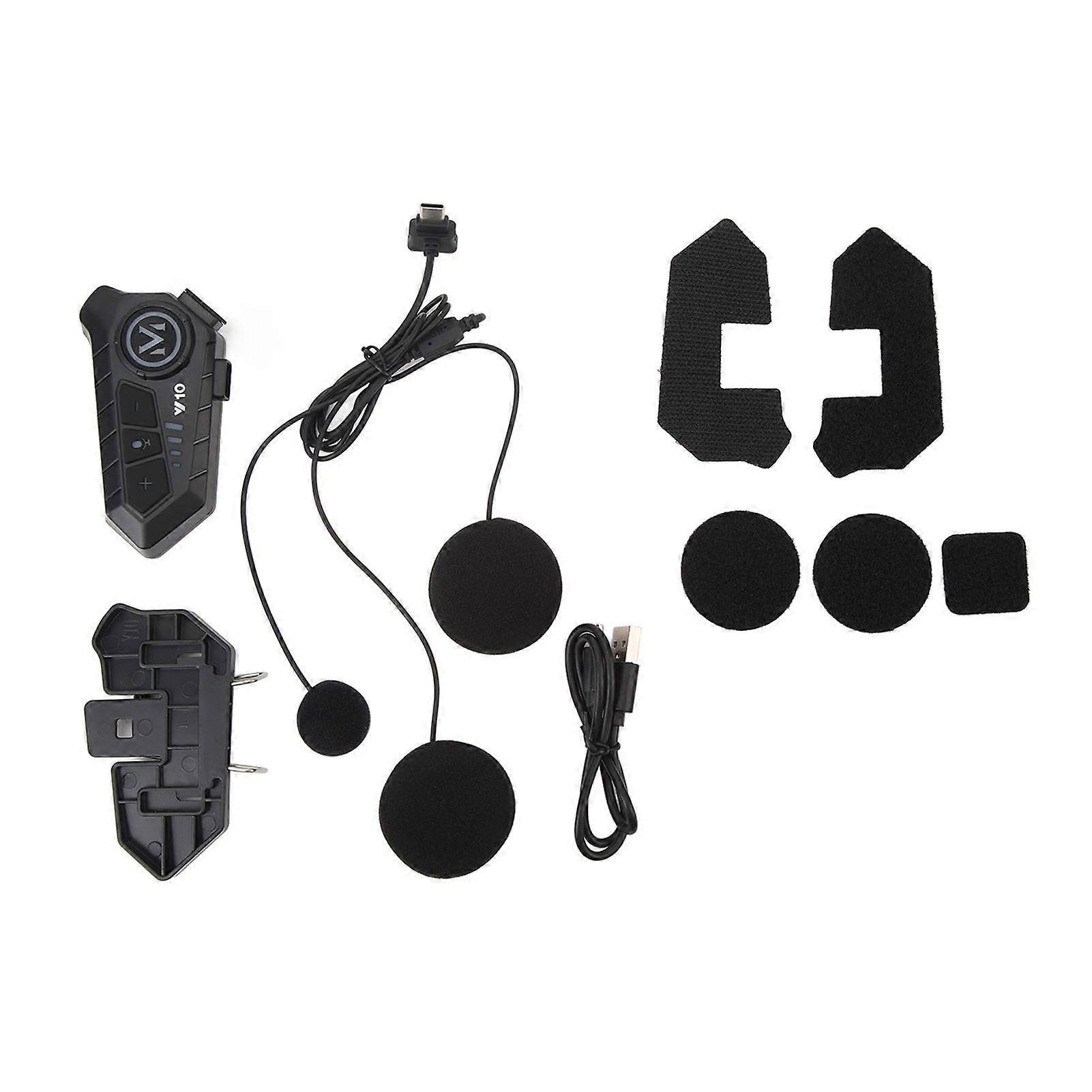 Helmet Bluetooth headset for clear and stable motorcycle communication