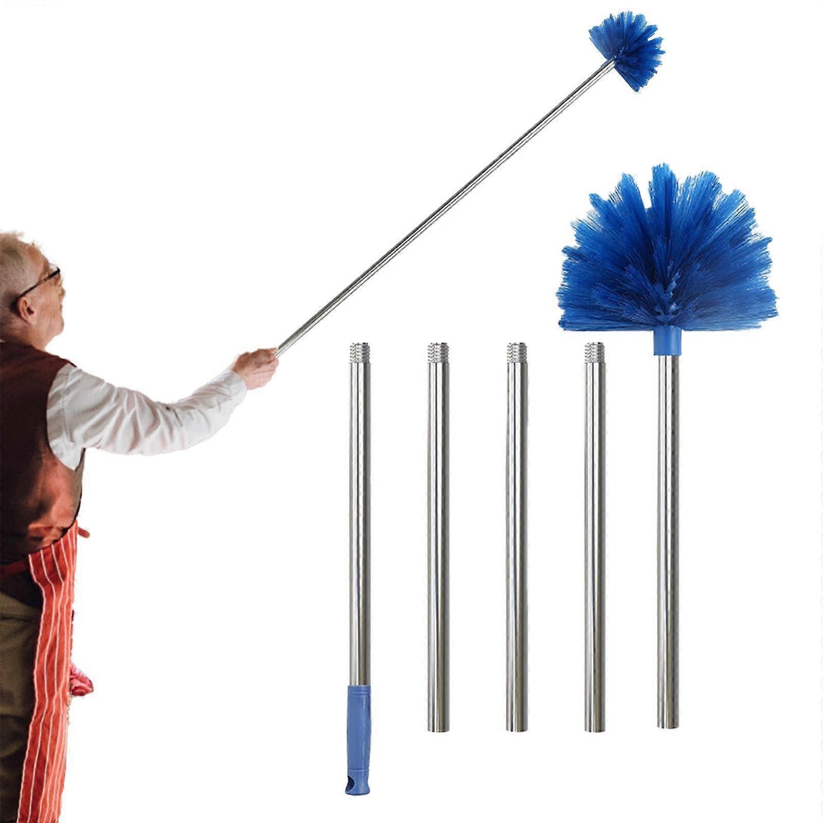 Cobweb Brush Microfiber Duster Ceiling Cleaner Roof Dust Removal Tool Static Electricity Cleaning