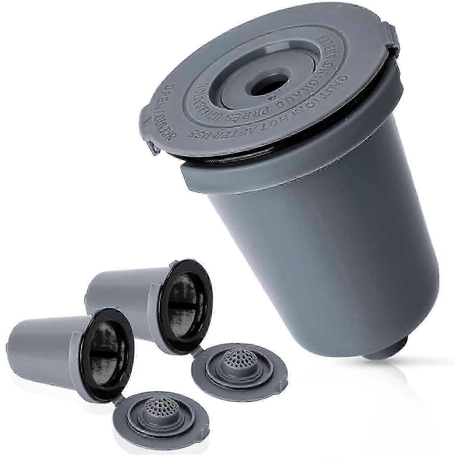 2 Piece Reusable Coffee Filters for Single-Serve Brewing Home Use