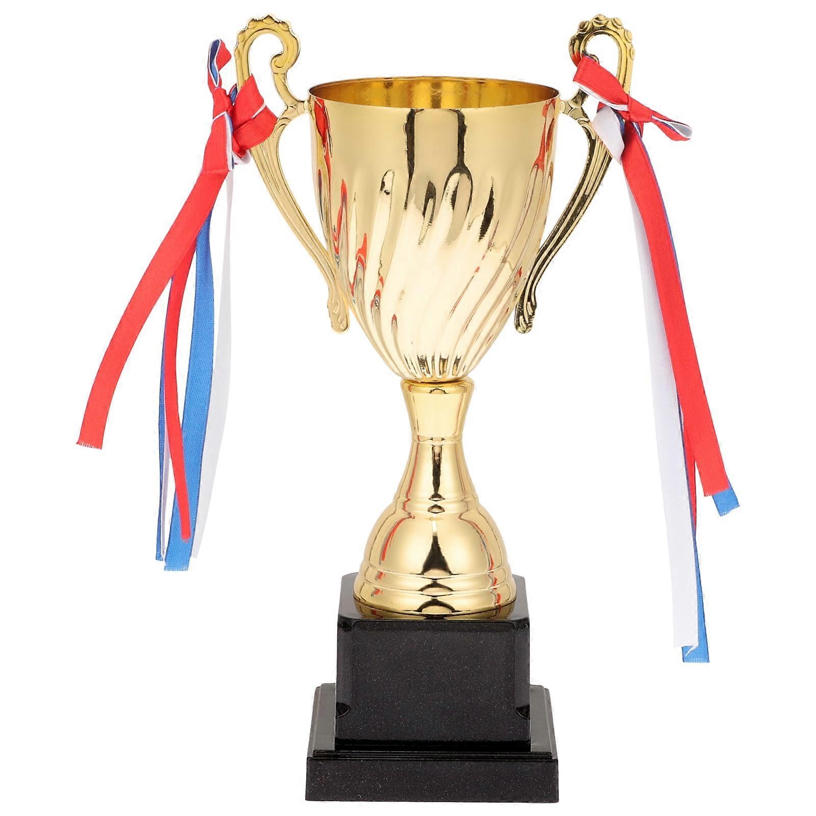 Decor Multi-function Trophy Cup Winner Trophy Match Accessory Games Trophy Prize Metal Plastic Student