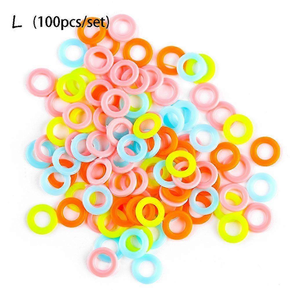 New Plastic Sewing accessory mark circle Locking Stitch Markers knitting tool Crochet Ring