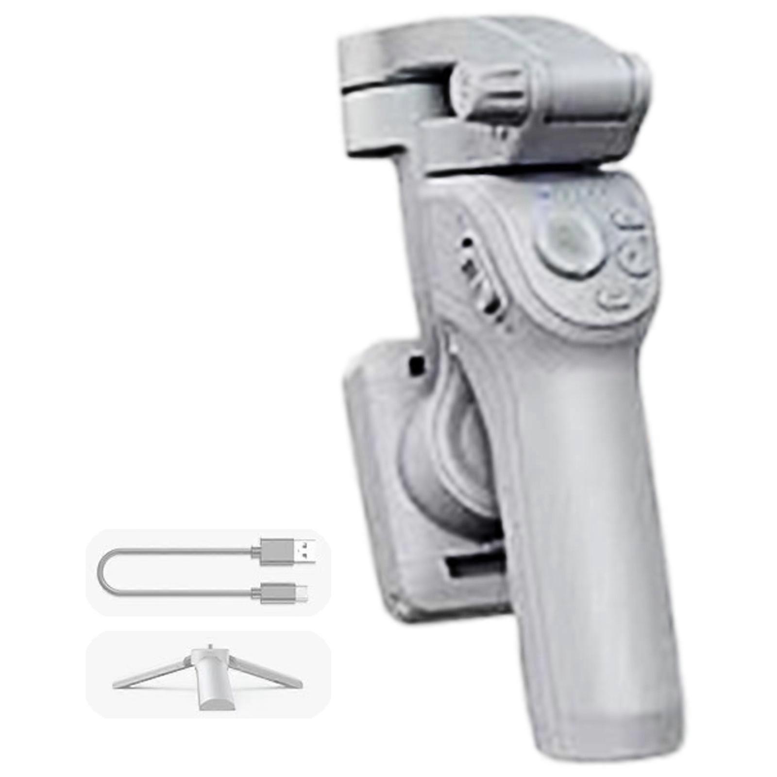 Professional 3Axis Handheld Gimbals Stabilizer With AI Face Trackings Adjustable Fill Light For Vlog Live Streaming Outdoor Sports Multicolor