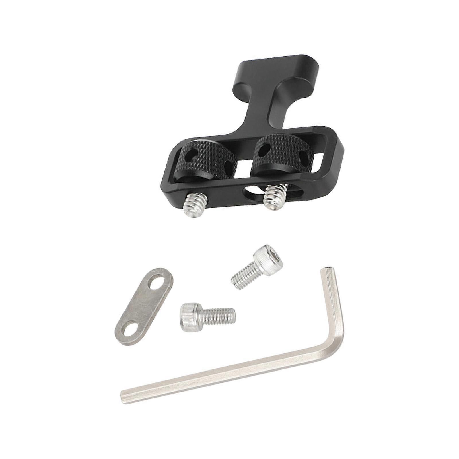 Ergonomic Side Handle Mounting Bracket Stand with Double 1/4Inch Screws Mount for Professional Camera Setsup Multicolor