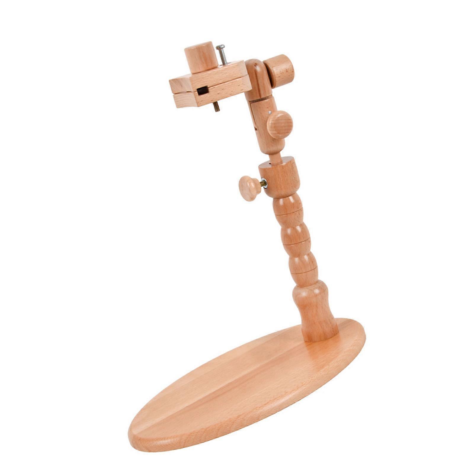 Desk Embroidery Frame Holder Height Angles Adjustable Embroidery Frame Stand for Embroidery Stitching Needlework Project Multicolor