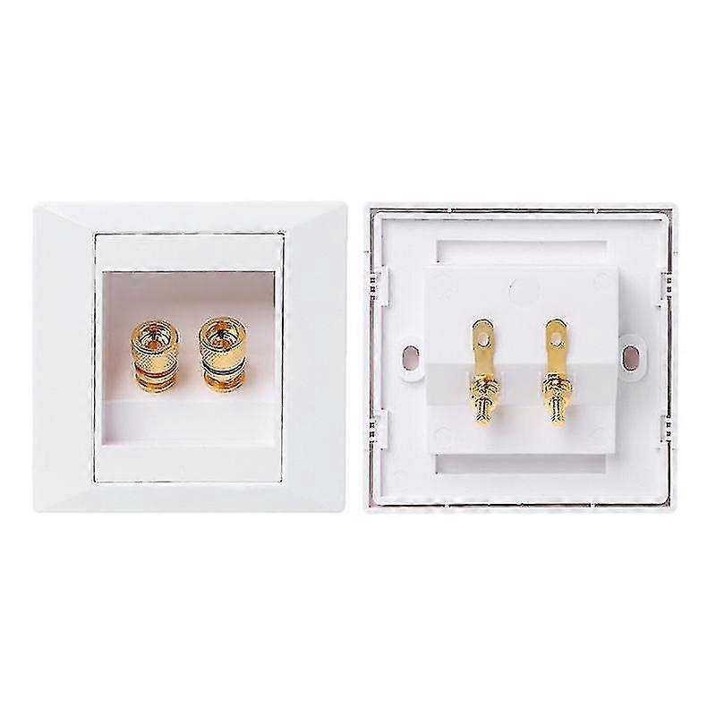 Wall Socket Audio Video Panel Speaker Junction Box Power Outlet