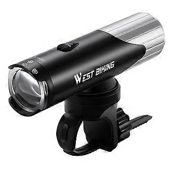 WEST BIKING YP0701496 Luce anteriore per bicicletta da 1300 lumen con telecomando wireless, alta luminosità, per ciclismo H
