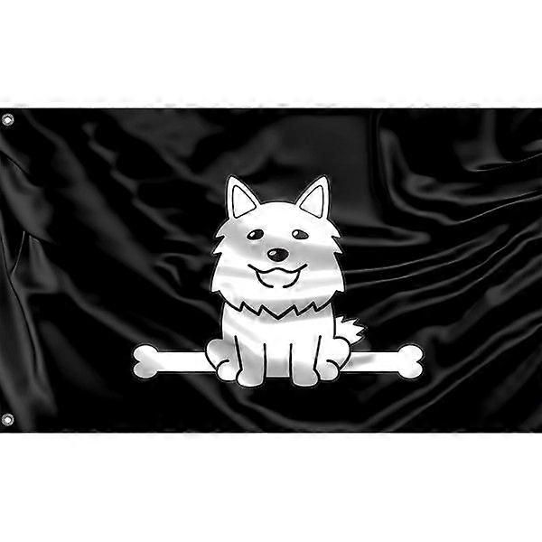 Hund med knogleflag