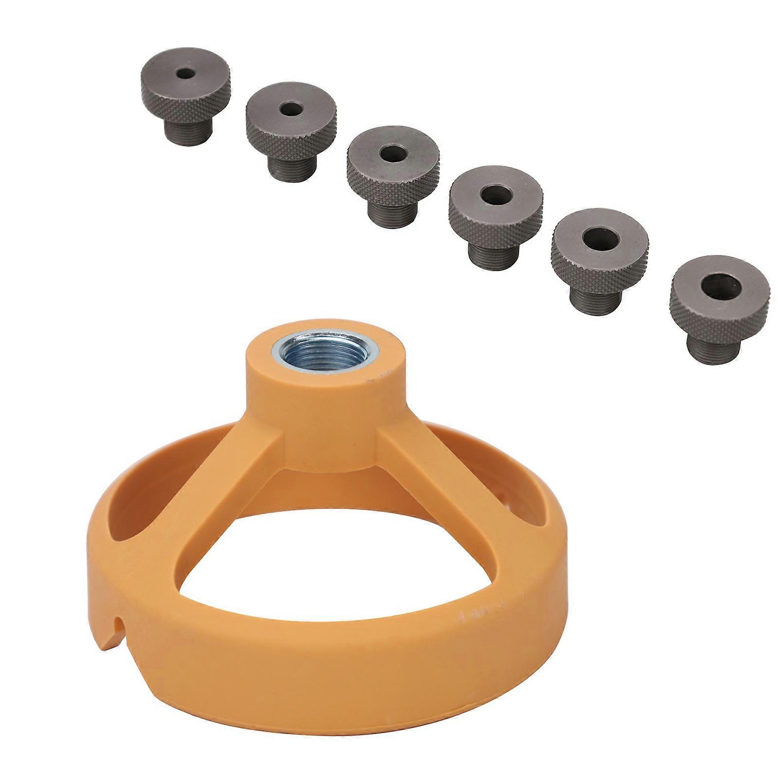 Accurate Alignment Woodworking Tool Drill Punch Guide Locator Vertical Drilling Fixture Tool for Woodworking Projects  Yellow