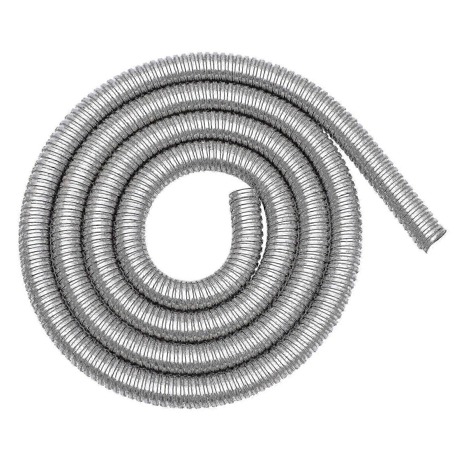 3m Stainless Steel Metal Threaded Hose Wire Cable Protector Cable Sleeve Pipe
