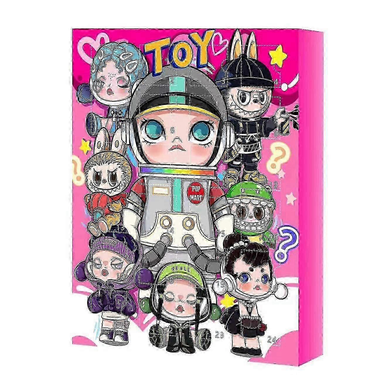 2025 Advent calendar 24 Advent Calendar Blind Boxes with Cute Christmas and Halloween Figures