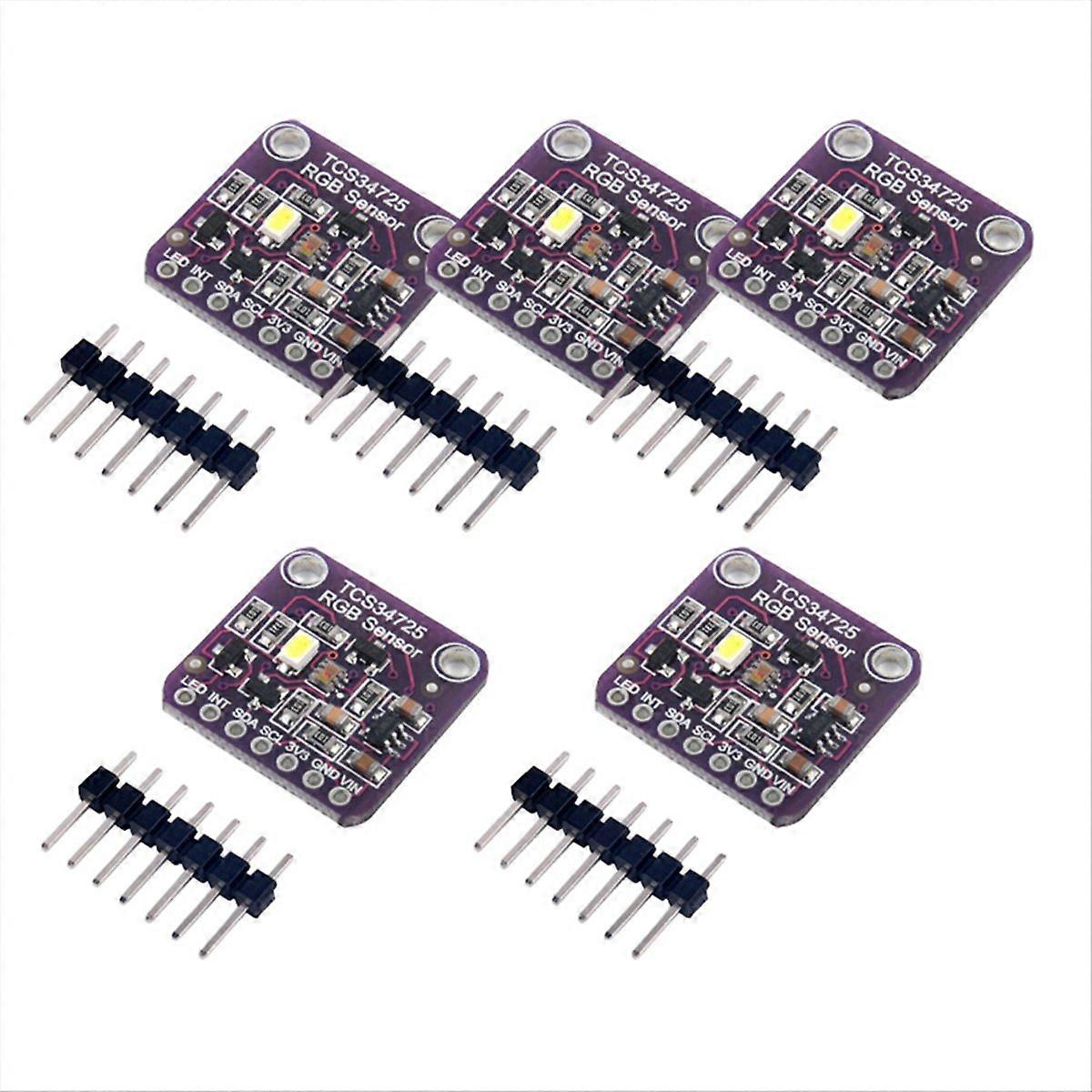 TCS34725 Color Sensor RGB Color Sensor Development Board Module 34725 5pcs