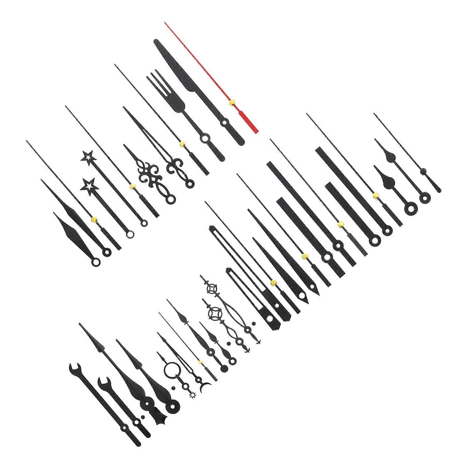 14 Sets Quartz Clock Hands Replacement Kit for DIY Wall Clock  and Electronic Projects