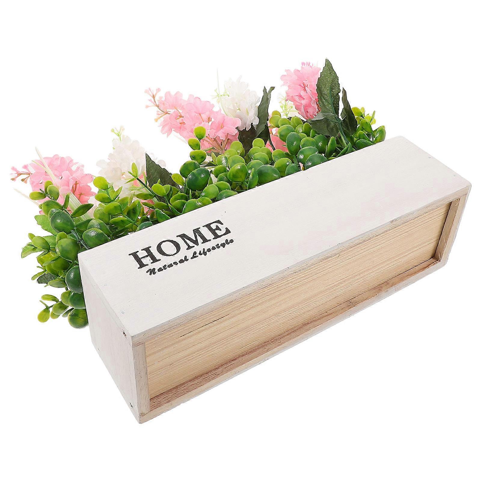 Artificial Hyacinth Fake Potted Plants for Decor Assorted Color