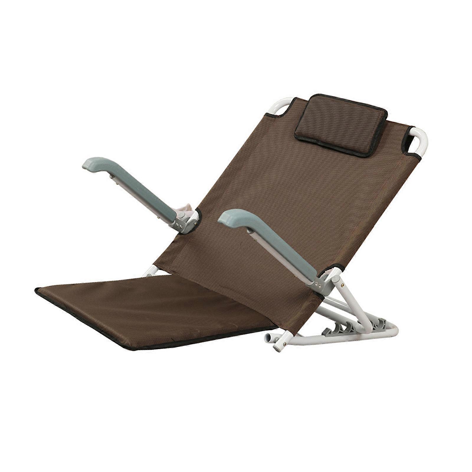 Multifunction Fold Up Back Support Chair Comfortable Folding Bed Chair Adjustable Chair for Resting Reading & TV Watching Multicolor