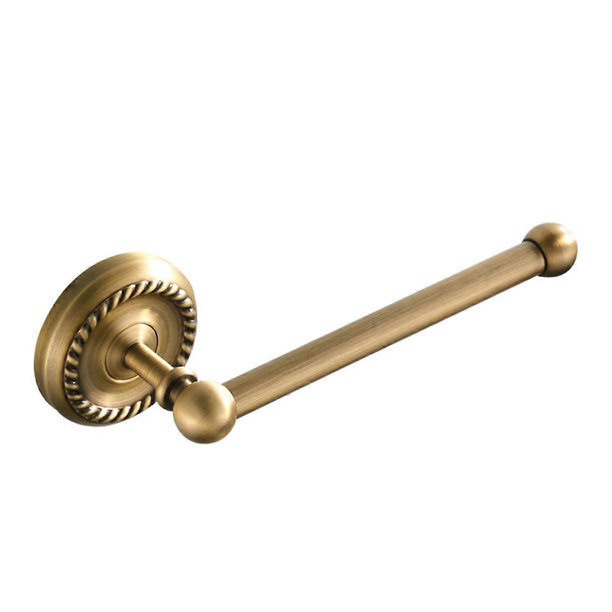 Bronze Wall Mounted Paper Towel Holder with Round Base for Bathroom Standard Rolls