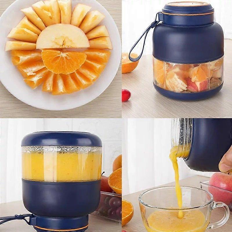 Portable Wireless Blender 1.3L - Multi-Function Juice Maker with Ice Crushing Capability