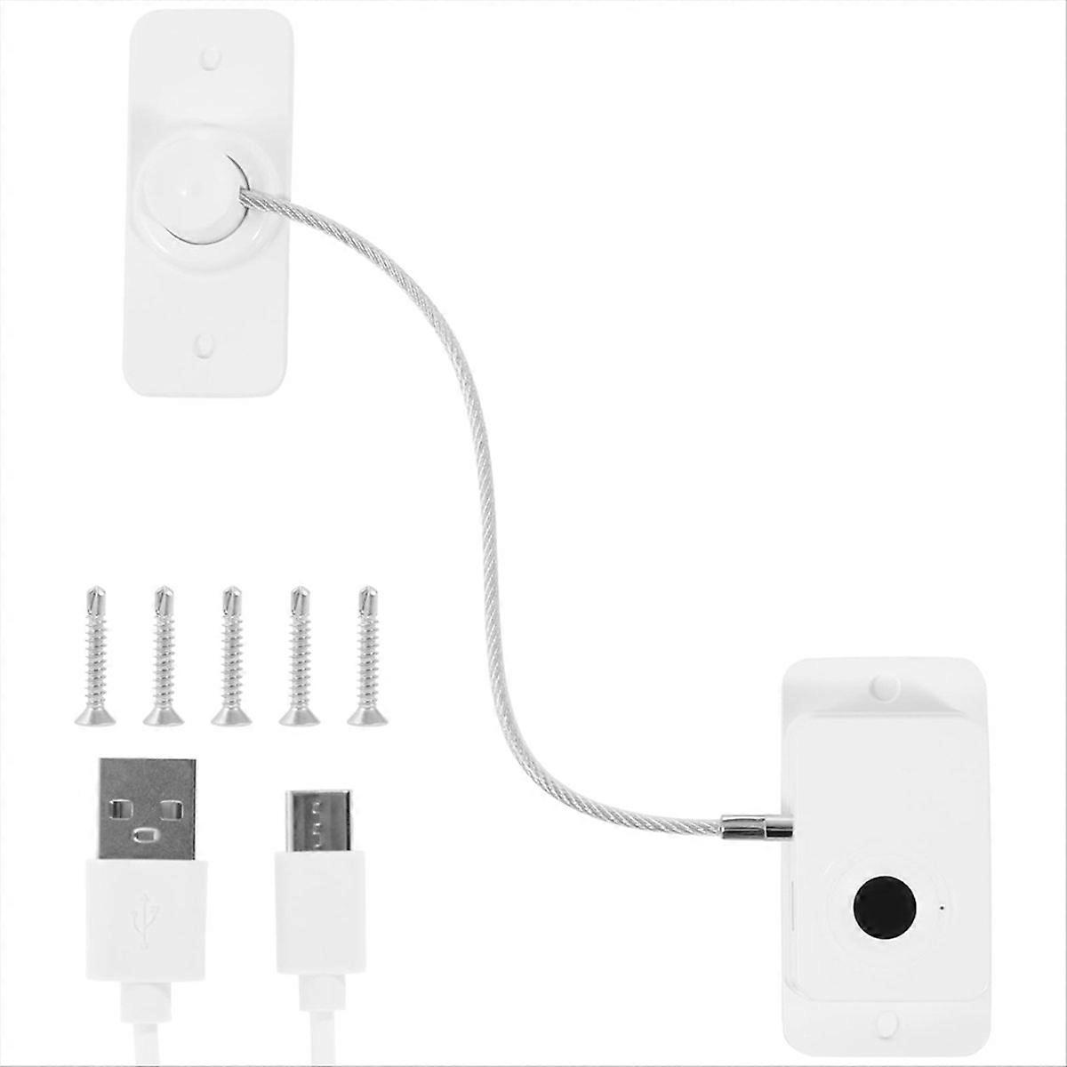 Fingerprint Fridge Lock, Refrigerator Safety Lock A