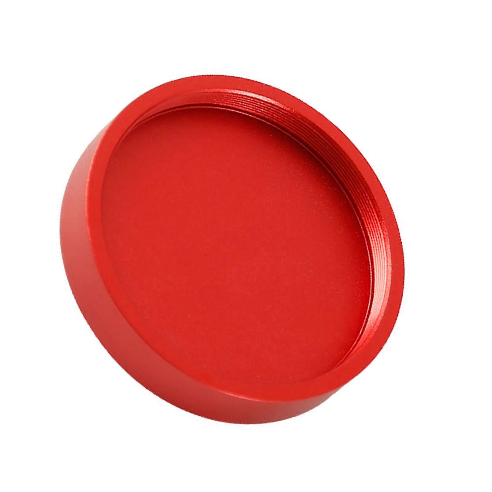 Corrosions Resistant M54 Internal Thread Dust Guard Cover Including Lanyard for Professional Binocular Use in Wilderness  Red