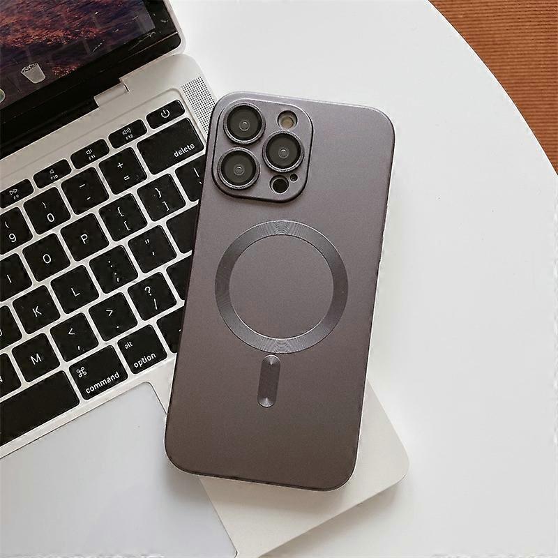 iPhone 17 Matte Gray Magnetic Lens Screen Protector