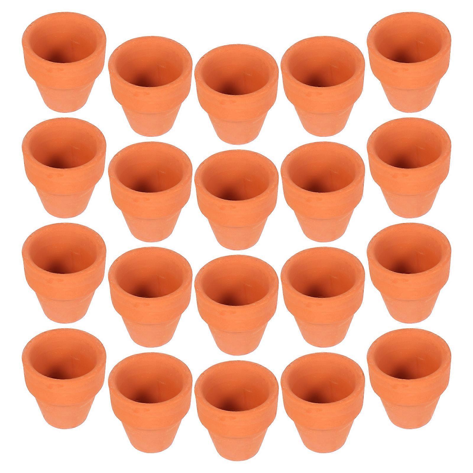 20pcs Small Cactus Flower Pots for Succulents and Tiny Cactus Plants