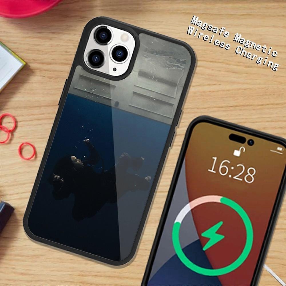 E-Eilishs-Hit Me Hard and Soft-B-Bilie Phone Case Magsafe Magnetic For iPhone 15 14 13 12 11 Plus Pro Max Wireless Charging