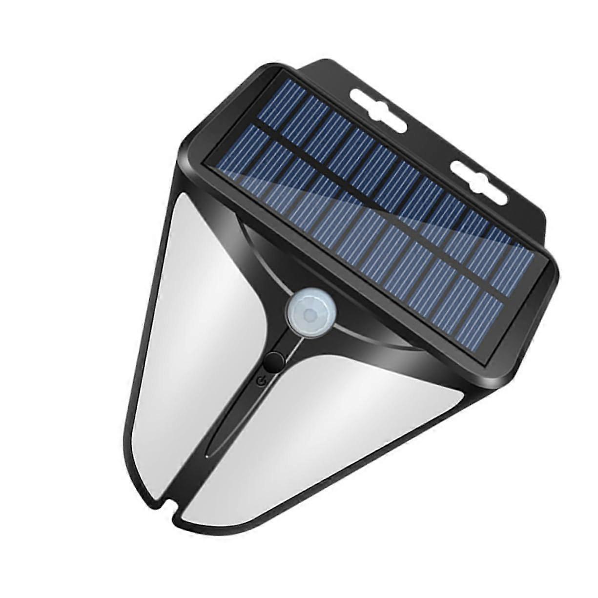 Solar Lights Outdoor Garden Fence PIR Motion Sensor Alarm Light Solar Powered Security Lamp