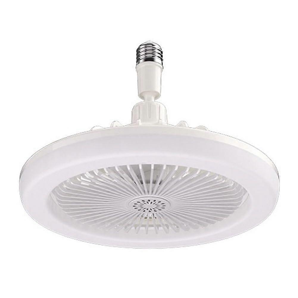 Ceiling Fans with Remote Control and E27 LED Light Lamp for Bedroom and Living Room, Energy-Efficient and Stylish Design