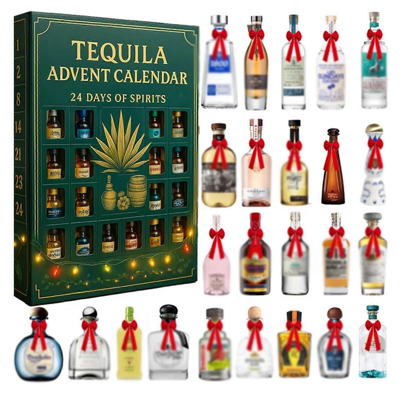 Tequila Advent Calendar 24 Days  Mexican Selection Christmas Tasting Gift Set