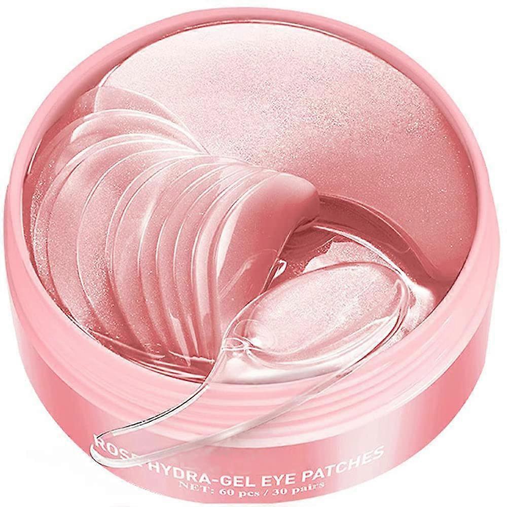 Eye Mask Rose Hydrogel Under Eye Patches for Dark Circles Puffiness Relief and Deep Hydration