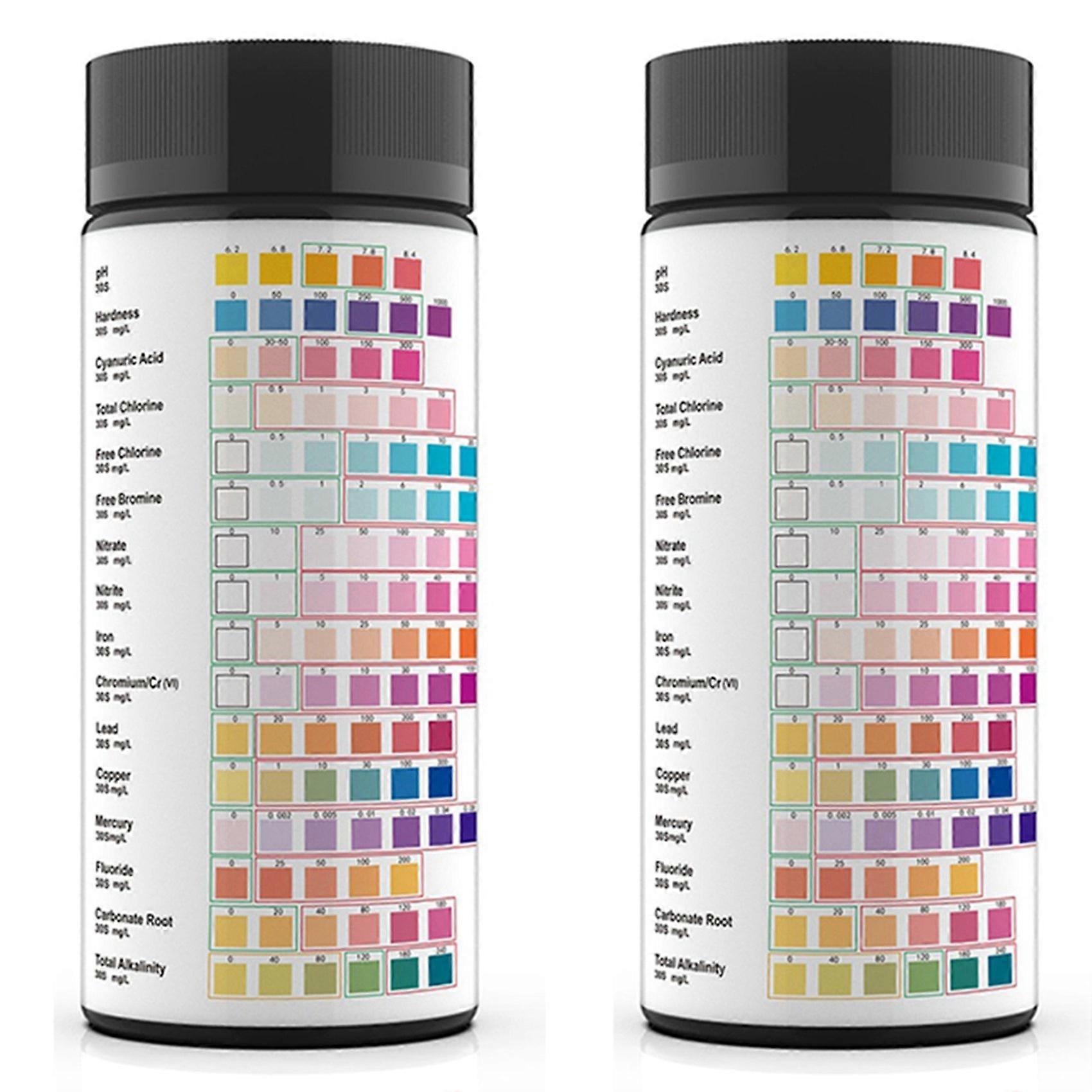 16 In 1 Drinking Water Test Kit Professional Hardness Testing Kits, Tap and Water Test Strips with Hardness 200 PCS