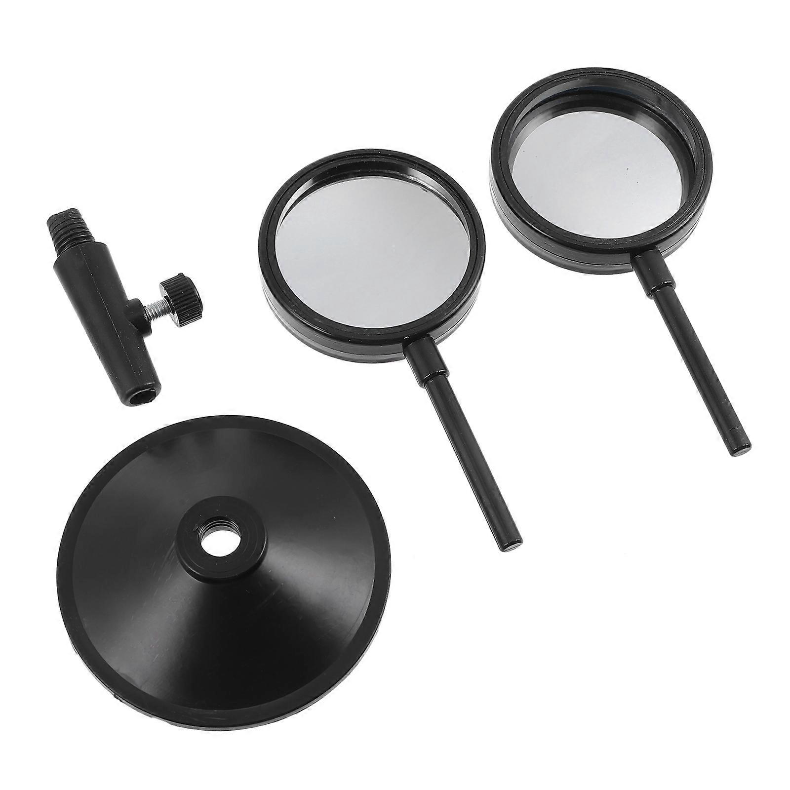 Physical Optical Concave Lens for Experiment with 1Set Handheld Rack