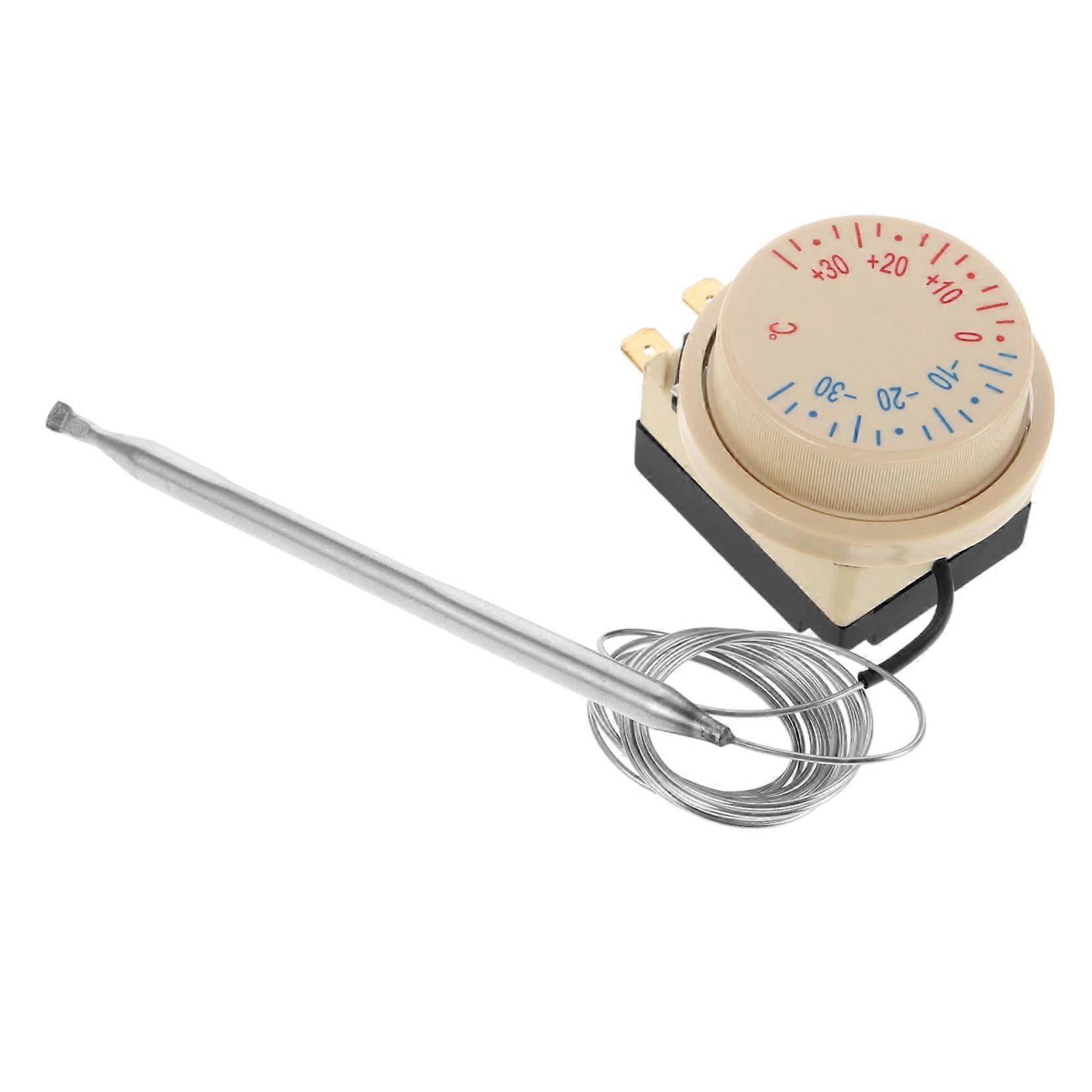 Digital Temperature Controller for Fridge with Wide Adjustment and Easy Knob Control Stainless Steel