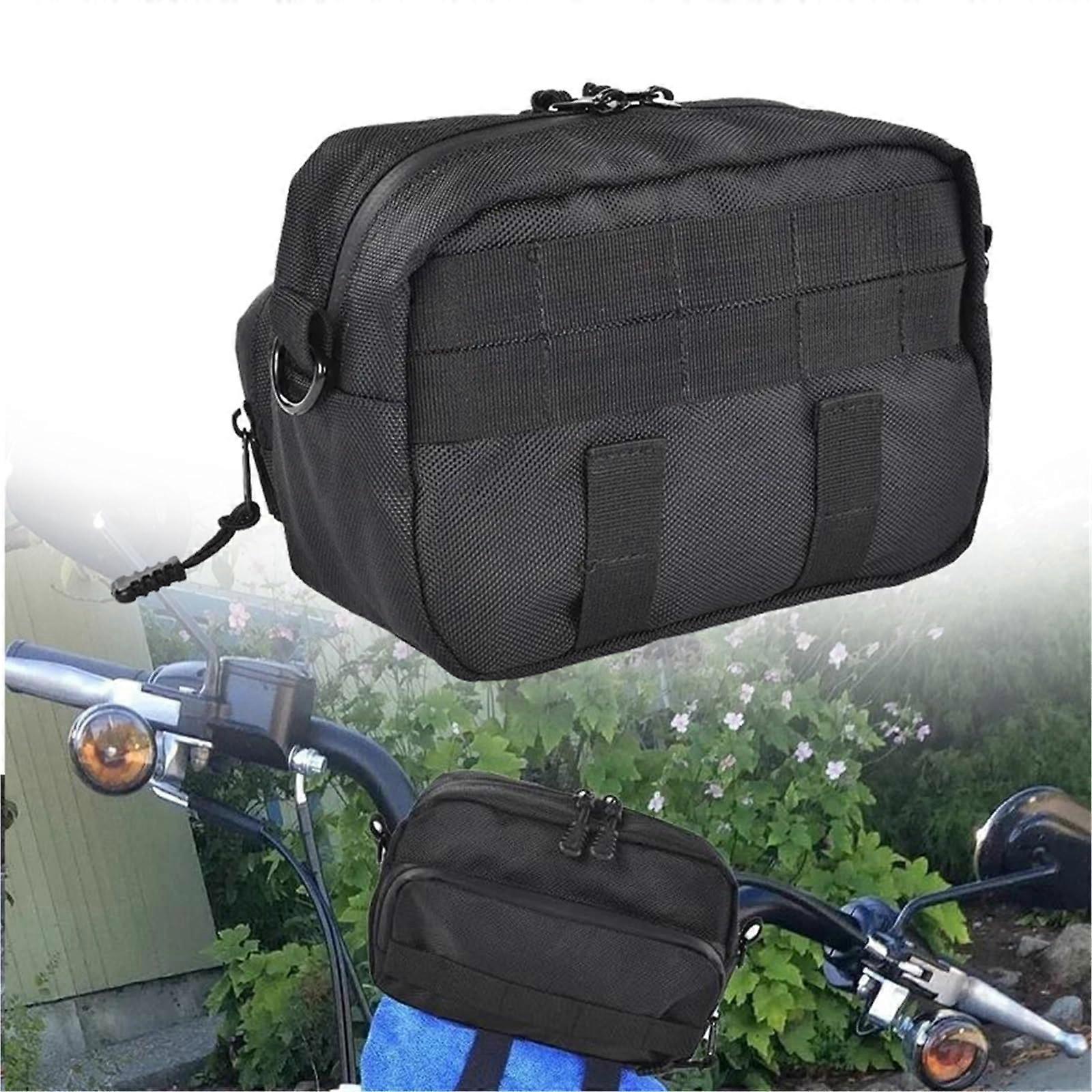 Waterproof Motorcycle Handlebar Barrel Bag for Yamaha Large Capacity MultiCompartment Design