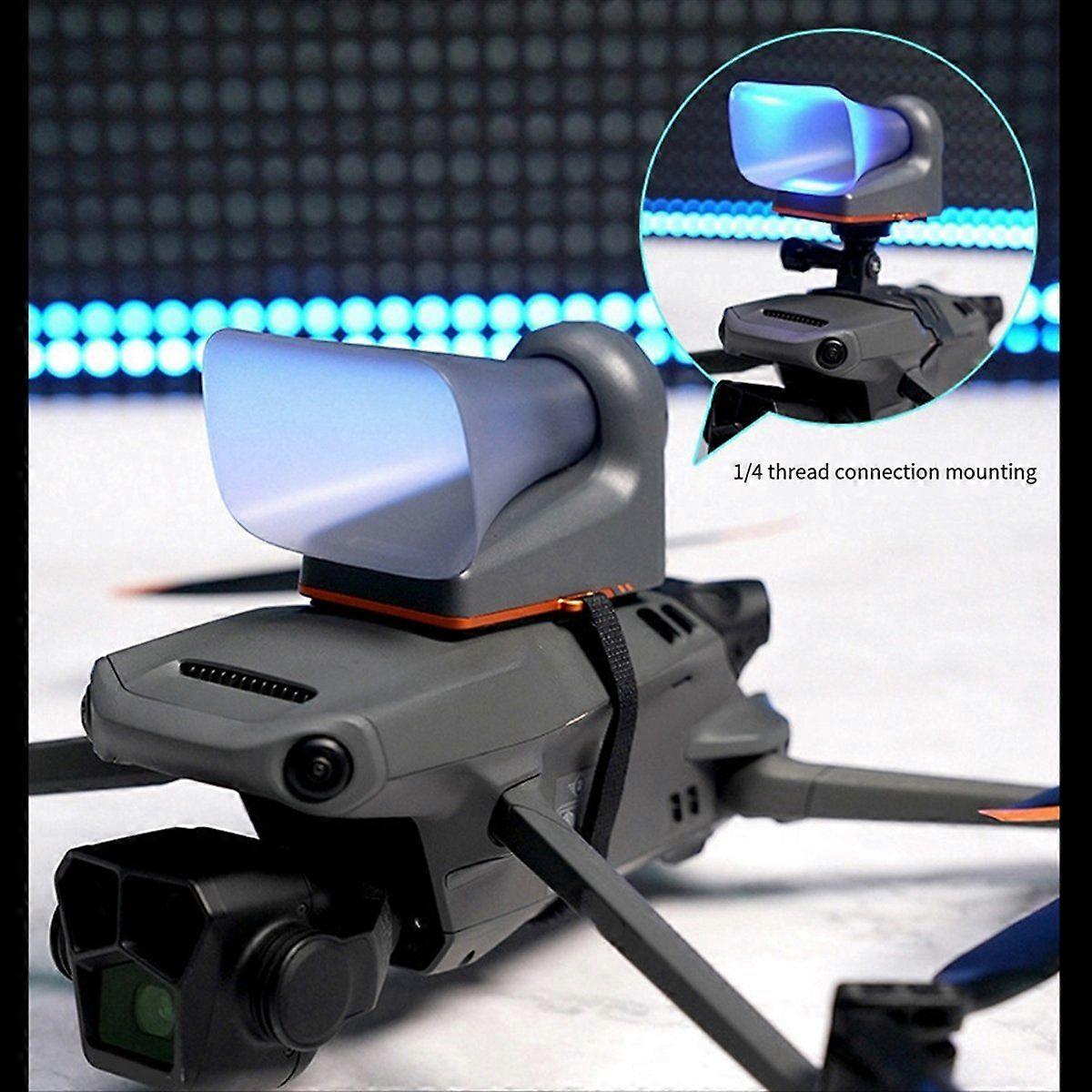 MP110 Digital Voice Loudspeaker for Air3/Mavic3 Series Drones Sound Light 2-in-1 Loudspeaker for Re